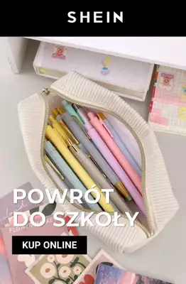 SHEIN - gazetka promocyjna Powrót do szkoły! od poniedziałku 27.07 do niedzieli 02.08