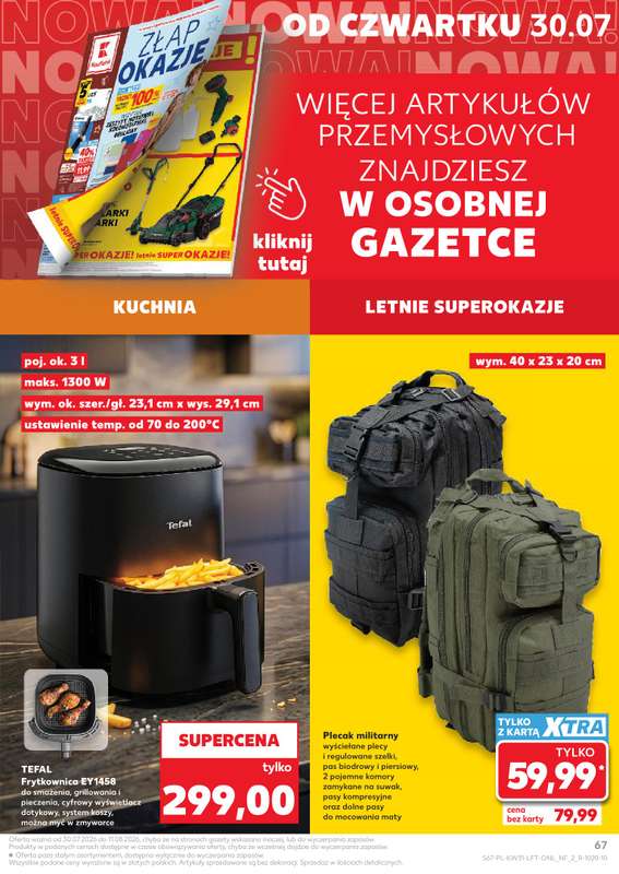 Kaufland - gazetka promocyjna Gazetka Tygodnia od czwartku 30.07 do środy 05.08 - strona 67
