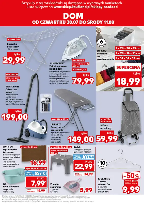 Kaufland - gazetka promocyjna Oferta Kaufland - Non Food od czwartku 30.07 do środy 05.08 - strona 7