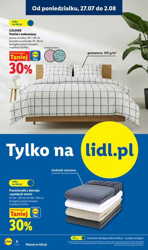 Lidl - gazetka promocyjna Katalog od poniedziałku 27.07 do soboty 01.08 - strona 8