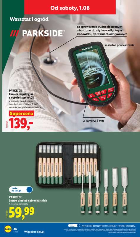 Lidl - gazetka promocyjna Katalog od poniedziałku 27.07 do soboty 01.08 - strona 58