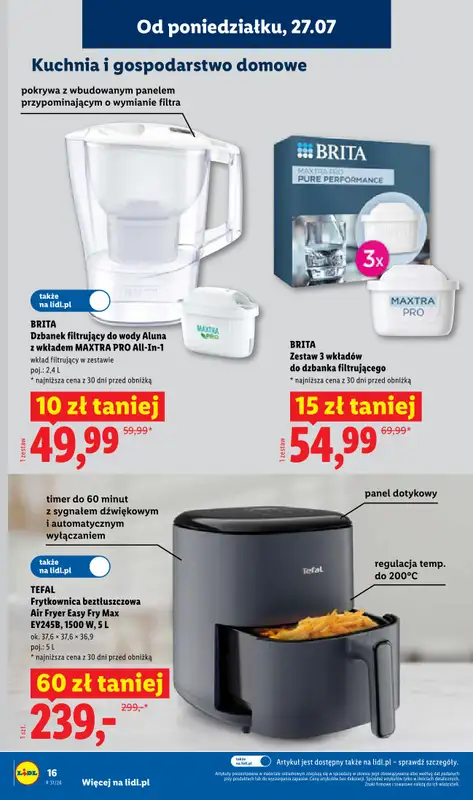 Lidl - gazetka promocyjna Katalog od poniedziałku 27.07 do soboty 01.08 - strona 16