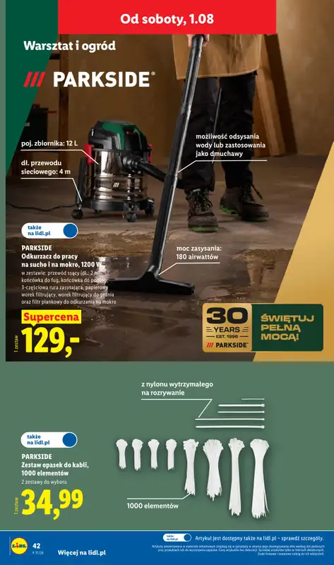 Lidl - gazetka promocyjna Katalog od poniedziałku 27.07 do soboty 01.08 - strona 54