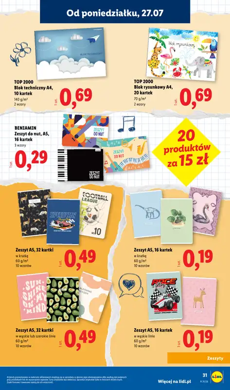 Lidl - gazetka promocyjna Katalog od poniedziałku 27.07 do soboty 01.08 - strona 35