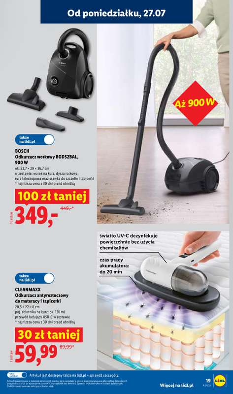 Lidl - gazetka promocyjna Katalog od poniedziałku 27.07 do soboty 01.08 - strona 19