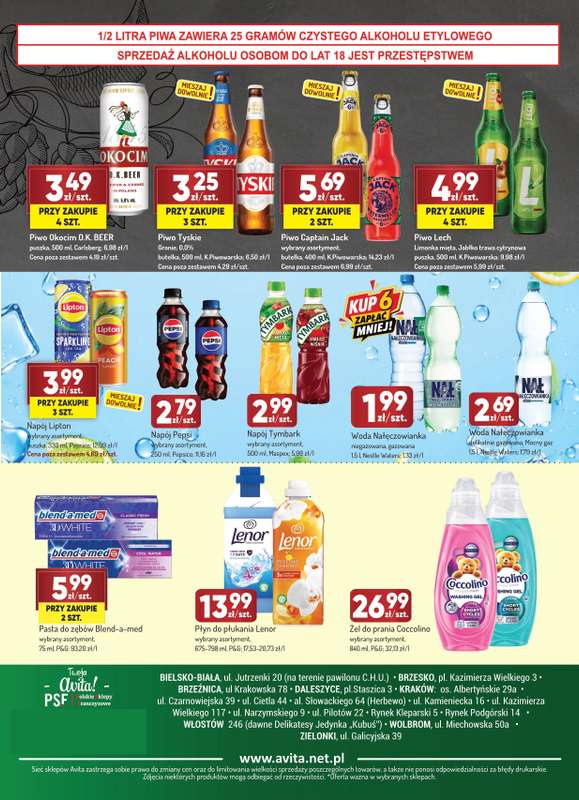 Avita - gazetka promocyjna Gazetka od środy 29.07 do wtorku 04.08 - strona 4