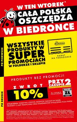 Biedronka - gazetka promocyjna Cała Polska oszczędza od wtorku 28.07 do wtorku 28.07