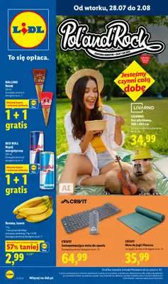 Lidl - gazetka promocyjna Pol'and'rock od wtorku 28.07 do niedzieli 02.08