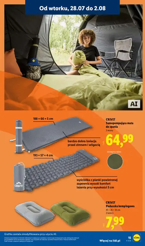 Lidl - gazetka promocyjna Pol'and'rock od wtorku 28.07 do niedzieli 02.08 - strona 15