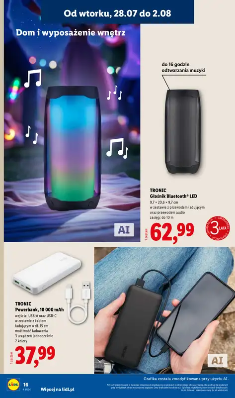 Lidl - gazetka promocyjna Pol'and'rock od wtorku 28.07 do niedzieli 02.08 - strona 16