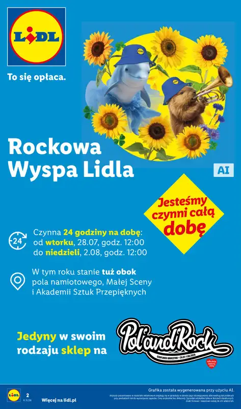 Lidl - gazetka promocyjna Pol'and'rock od wtorku 28.07 do niedzieli 02.08 - strona 2