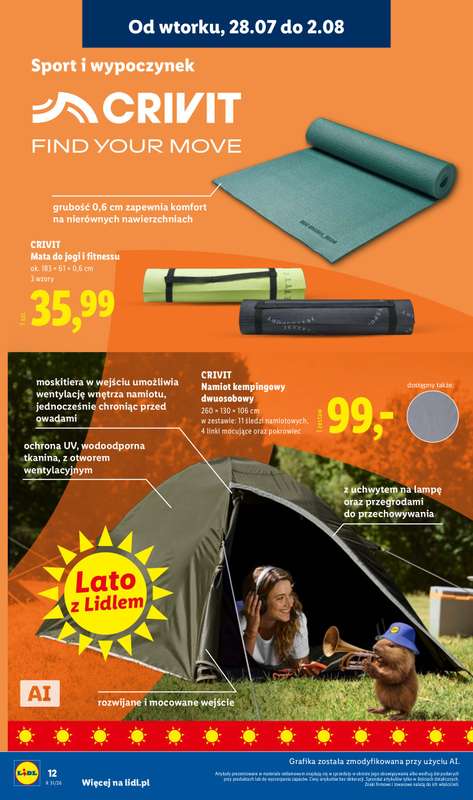 Lidl - gazetka promocyjna Pol'and'rock od wtorku 28.07 do niedzieli 02.08 - strona 12