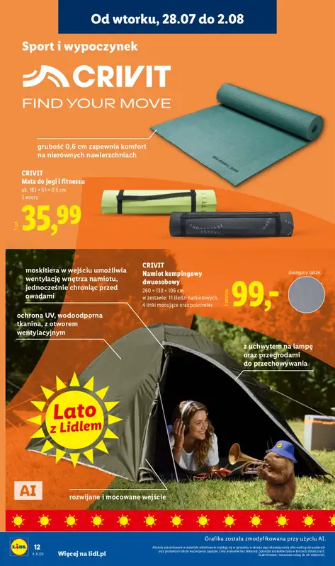 Lidl - gazetka promocyjna Pol'and'rock od wtorku 28.07 do niedzieli 02.08 - strona 12