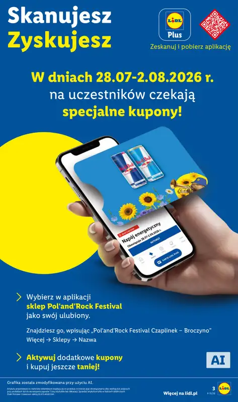 Lidl - gazetka promocyjna Pol'and'rock od wtorku 28.07 do niedzieli 02.08 - strona 3
