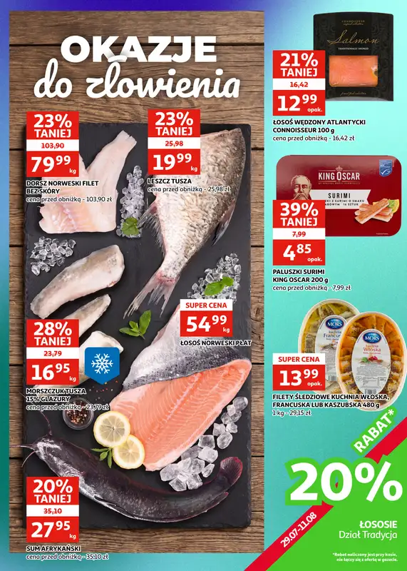Auchan - gazetka promocyjna Gazetka Racibórz | Wielkie ochłodzenie cen od środy 29.07 do wtorku 11.08 - strona 5