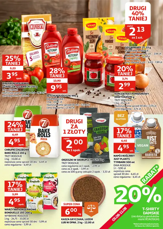 Auchan - gazetka promocyjna Gazetka Racibórz | Wielkie ochłodzenie cen od środy 29.07 do wtorku 11.08 - strona 13