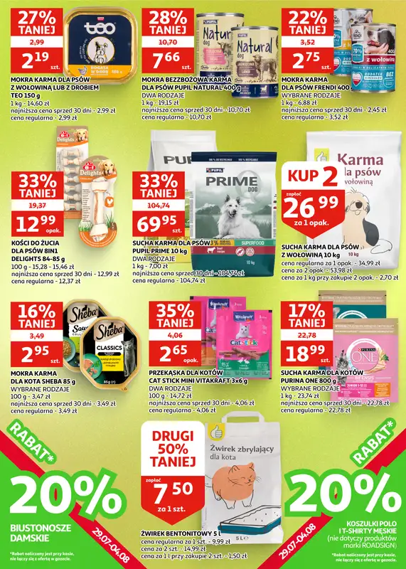 Auchan - gazetka promocyjna Gazetka Zielona Góra | Wielkie ochłodzenie cen od środy 29.07 do wtorku 11.08 - strona 20