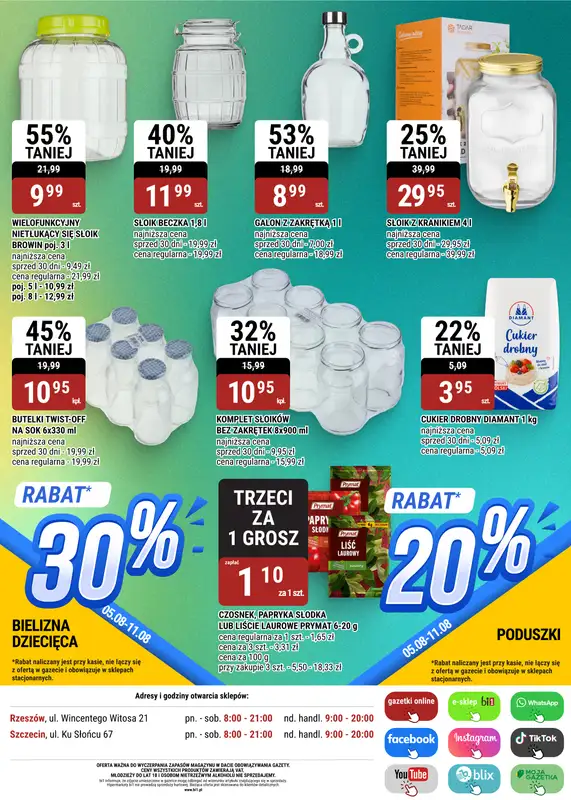 bi1 - gazetka promocyjna Gazetka Szczecin | Wielkie ochłodzenie cen od środy 29.07 do wtorku 11.08 - strona 21