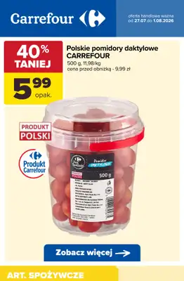 Carrefour - gazetka promocyjna Do -50% TANIEJ - warzywa i owoce od wtorku 28.07 do soboty 01.08 - strona 9