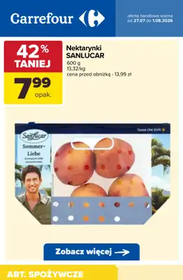 Carrefour - gazetka promocyjna Do -50% TANIEJ - warzywa i owoce od wtorku 28.07 do soboty 01.08 - strona 3