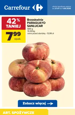 Carrefour - gazetka promocyjna Do -50% TANIEJ - warzywa i owoce od wtorku 28.07 do soboty 01.08 - strona 10