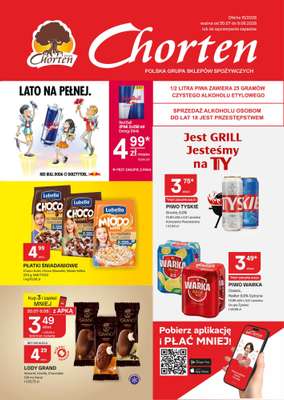 Chorten - gazetka promocyjna Gazetka Radom Market od czwartku 30.07 do niedzieli 09.08