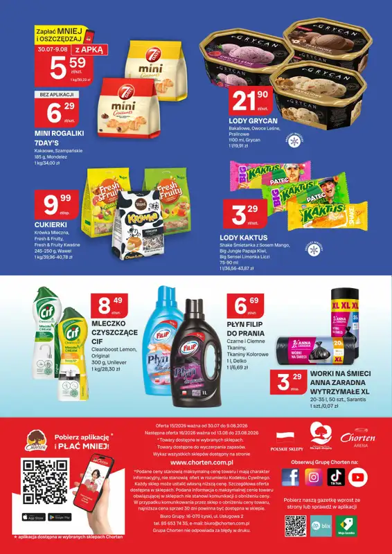 Chorten - gazetka promocyjna Gazetka Radom Market od czwartku 30.07 do niedzieli 09.08 - strona 8