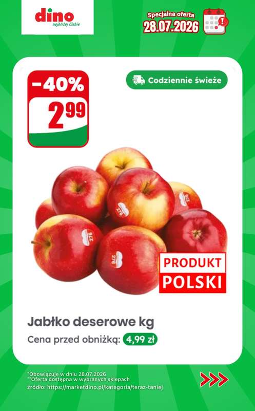 Dino - gazetka promocyjna Specjalna oferta na 28.07.2026 - promocje spoza gazetki od wtorku 28.07 do wtorku 28.07 - strona 7