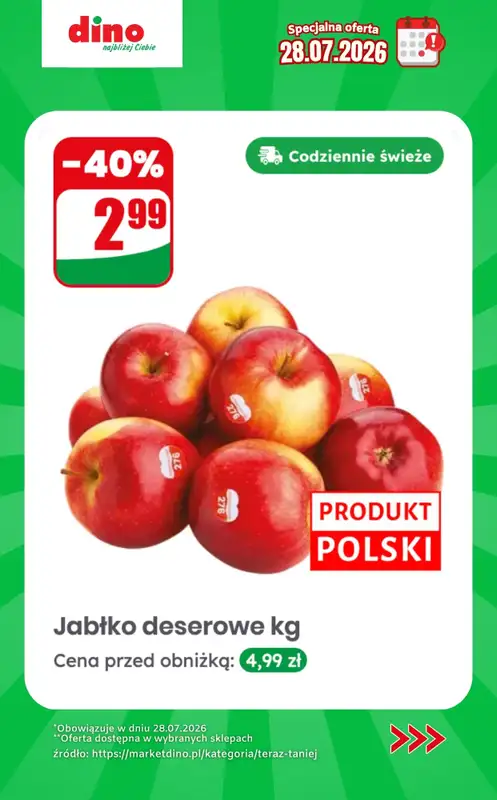 Dino - gazetka promocyjna Specjalna oferta na 28.07.2026 - promocje spoza gazetki od wtorku 28.07 do wtorku 28.07 - strona 7