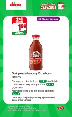 Dino - gazetka promocyjna Specjalna oferta na 28.07.2026 - promocje spoza gazetki od wtorku 28.07 do wtorku 28.07 - strona 6