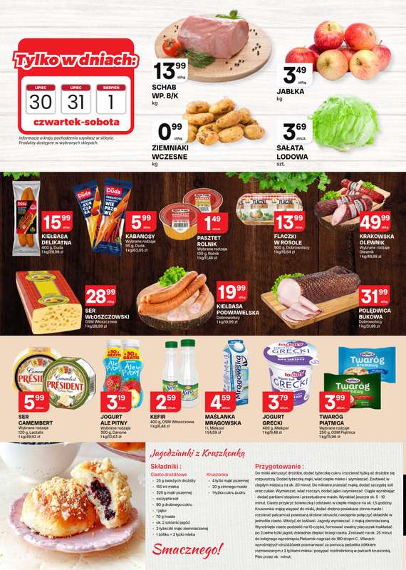 Chorten - gazetka promocyjna Gazetka Małopolska, Śląsk, Podkarpacie, Opolskie Market od czwartku 30.07 do niedzieli 09.08 - strona 2