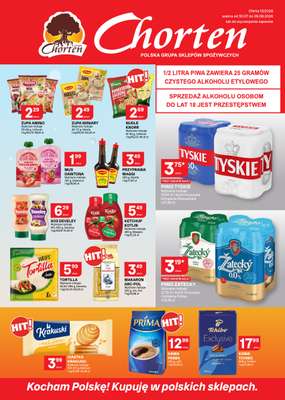 Chorten - gazetka promocyjna Gazetka Małopolska, Śląsk, Podkarpacie, Opolskie Market od czwartku 30.07 do niedzieli 09.08