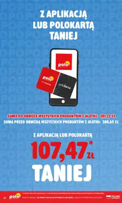 POLOmarket - gazetka promocyjna Kupuj taniej z aplikacją lub polokartą od środy 29.07 do wtorku 04.08 - strona 22