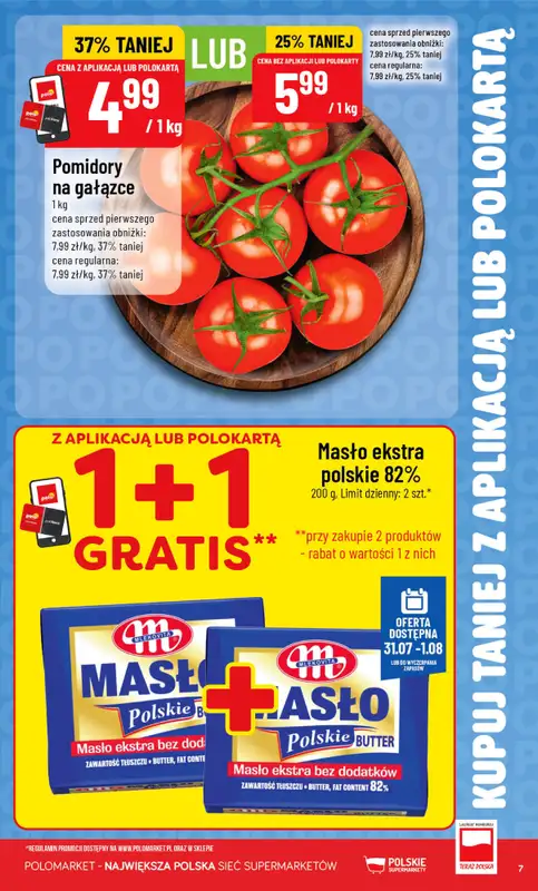 POLOmarket - gazetka promocyjna Kupuj taniej z aplikacją lub polokartą od środy 29.07 do wtorku 04.08 - strona 7