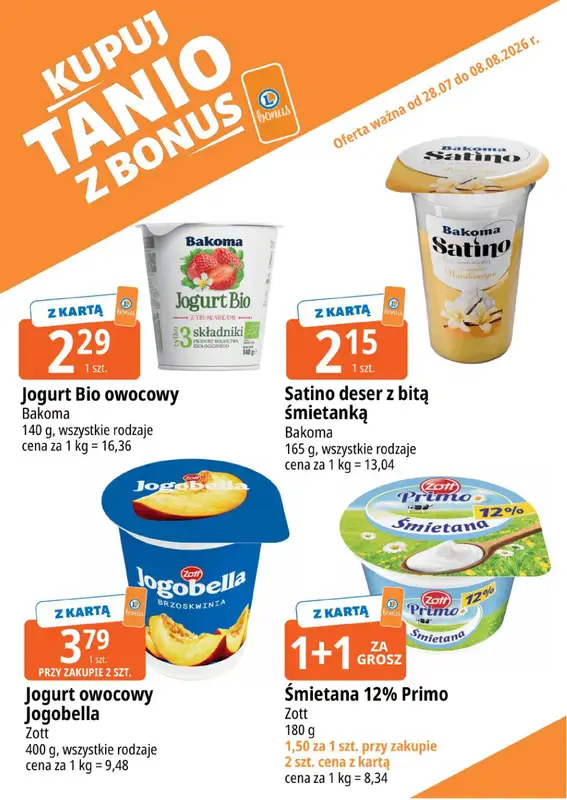 Leclerc - gazetka promocyjna Kupuj tanio z bonus od wtorku 28.07 do soboty 08.08 - strona 11