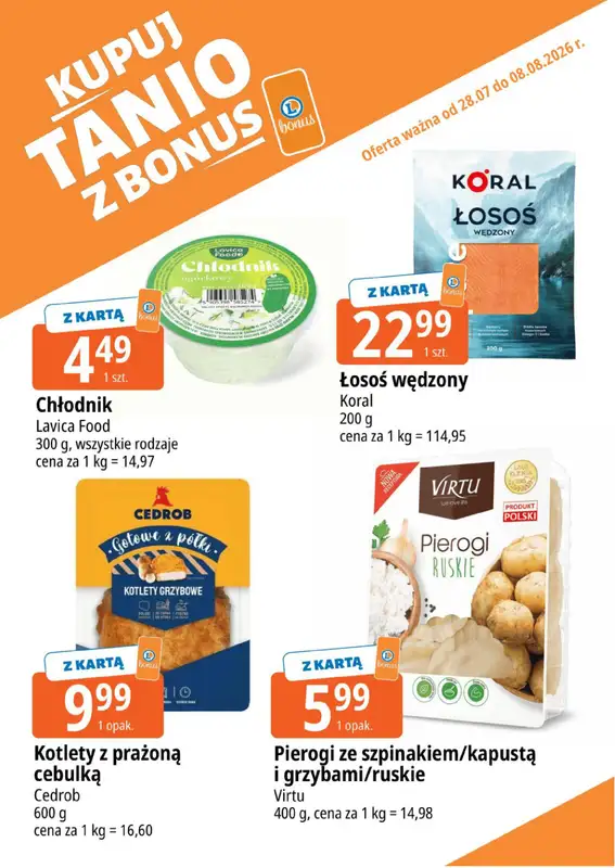 Leclerc - gazetka promocyjna Kupuj tanio z bonus od wtorku 28.07 do soboty 08.08 - strona 6