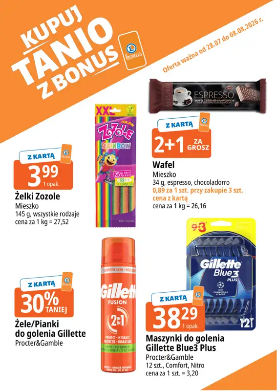 Leclerc - gazetka promocyjna Kupuj tanio z bonus od wtorku 28.07 do soboty 08.08 - strona 2
