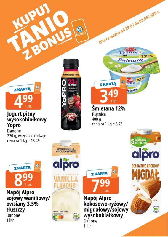 Leclerc - gazetka promocyjna Kupuj tanio z bonus od wtorku 28.07 do soboty 08.08 - strona 8