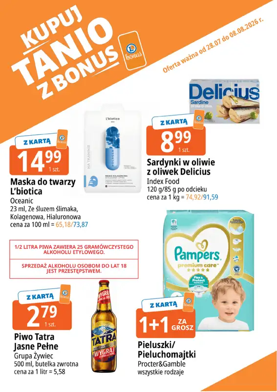 Leclerc - gazetka promocyjna Kupuj tanio z bonus od wtorku 28.07 do soboty 08.08 - strona 3