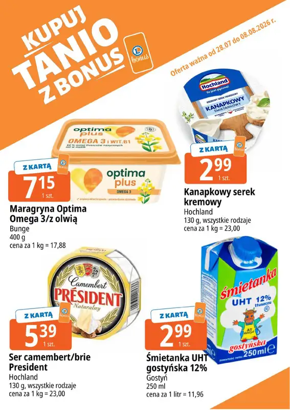 Leclerc - gazetka promocyjna Kupuj tanio z bonus od wtorku 28.07 do soboty 08.08 - strona 13