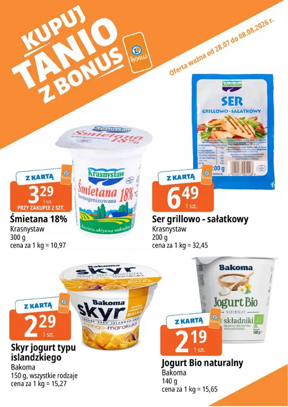 Leclerc - gazetka promocyjna Kupuj tanio z bonus od wtorku 28.07 do soboty 08.08 - strona 10