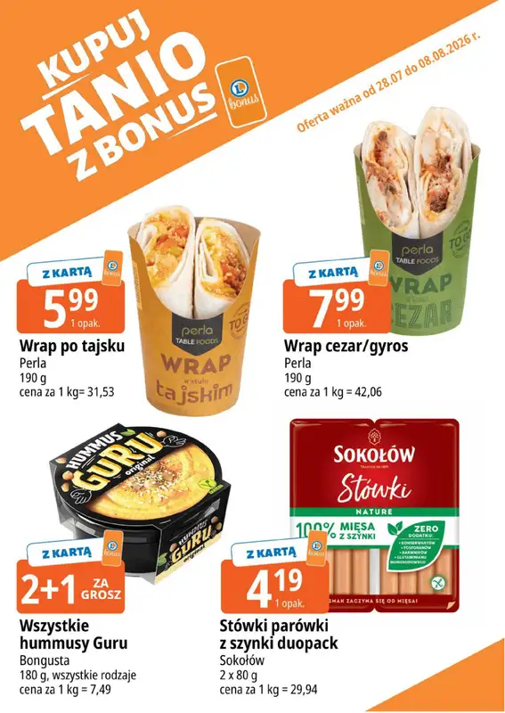 Leclerc - gazetka promocyjna Kupuj tanio z bonus od wtorku 28.07 do soboty 08.08 - strona 7