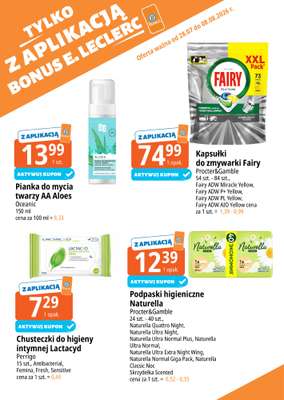 Leclerc - gazetka promocyjna Tylko z aplikacją Bonus E.Leclerc od wtorku 28.07 do soboty 08.08