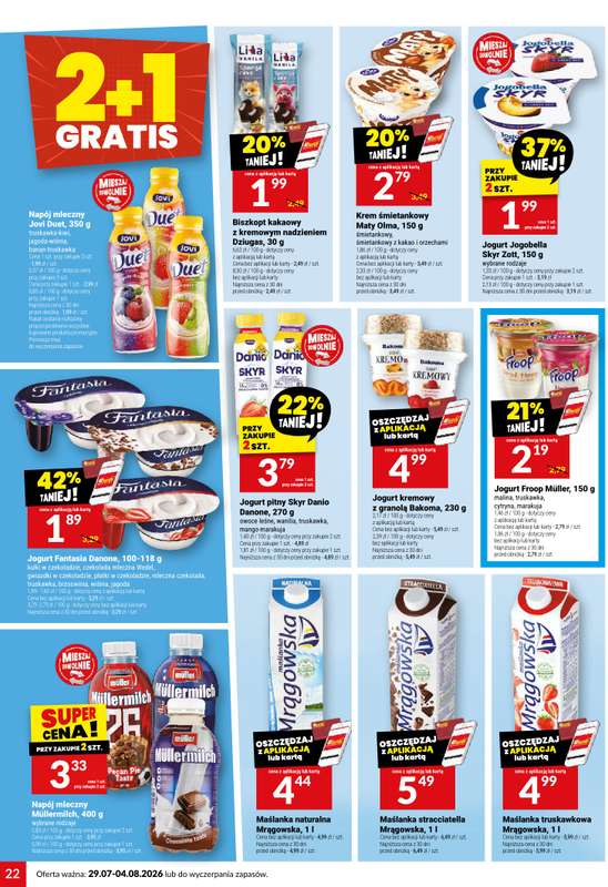 Twój Market - gazetka promocyjna Gazetka od środy 29.07 do wtorku 04.08 - strona 22