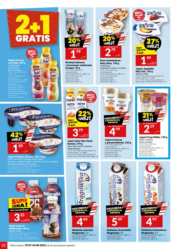 Twój Market - gazetka promocyjna Gazetka od środy 29.07 do wtorku 04.08 - strona 22