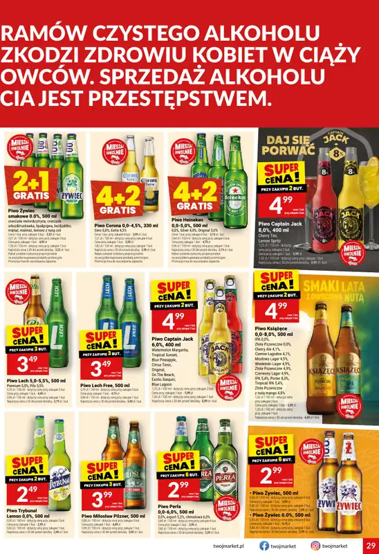 Twój Market - gazetka promocyjna Gazetka od środy 29.07 do wtorku 04.08 - strona 29