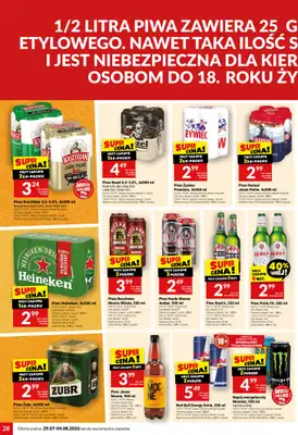 Twój Market - gazetka promocyjna Gazetka od środy 29.07 do wtorku 04.08 - strona 28