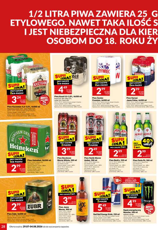 Twój Market - gazetka promocyjna Gazetka od środy 29.07 do wtorku 04.08 - strona 28