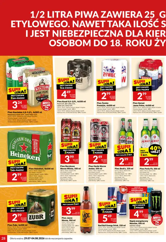 Twój Market - gazetka promocyjna Gazetka od środy 29.07 do wtorku 04.08 - strona 28