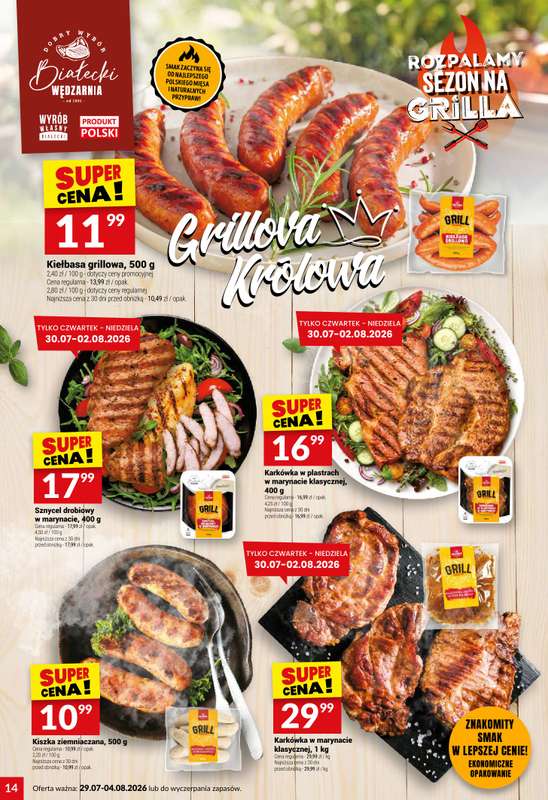 Twój Market - gazetka promocyjna Gazetka od środy 29.07 do wtorku 04.08 - strona 14